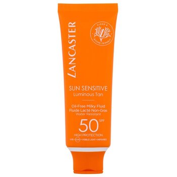 Sun Senstitive Luminous Tan Oil-free Milky Fluid SPF 50 - Opalovací fluid na obličej